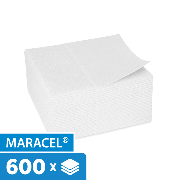 MARACEL® Pflege- & Wischtücher – Normal – 33 × 34 cm – 600 Stück